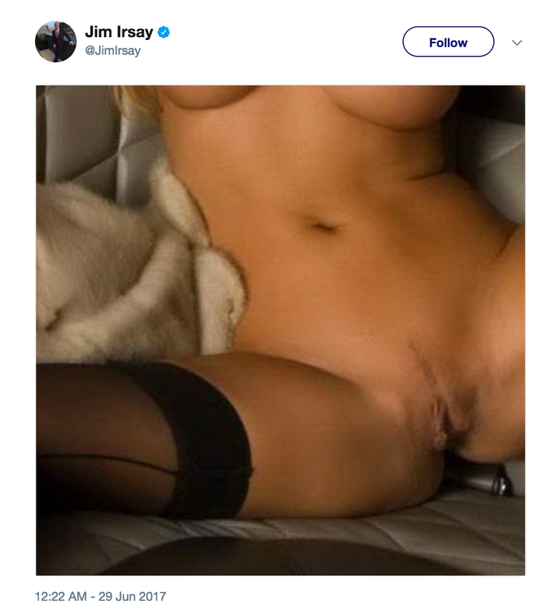 Illustration for article titled Colts Owner Jim Irsay Tweets Photo Of Nude Woman